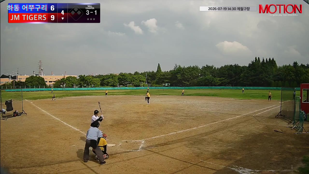 정해원(79번, JM TIGERS) 볼넷 클립 | vs 하동 어쭈구리 | 7/19 (제철구장)