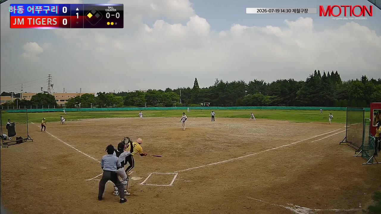 김은준(5번, 하동 어쭈구리) 1루타 클립 | vs JM TIGERS | 7/19 (제철구장)