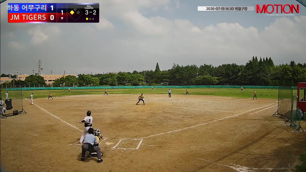 백수은(9번, JM TIGERS) 1루타 클립 | vs 하동 어쭈구리 | 7/19 (제철구장)