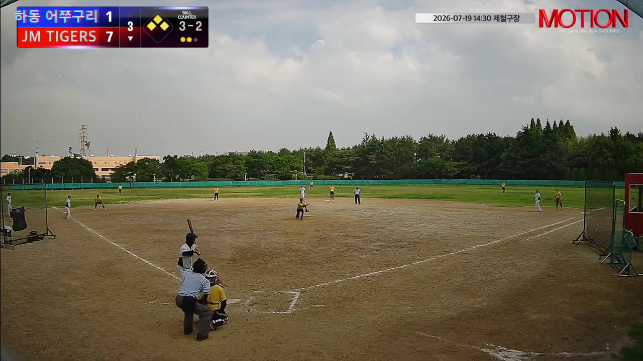 백수은(9번, JM TIGERS) 볼넷 클립 | vs 하동 어쭈구리 | 7/19 (제철구장)