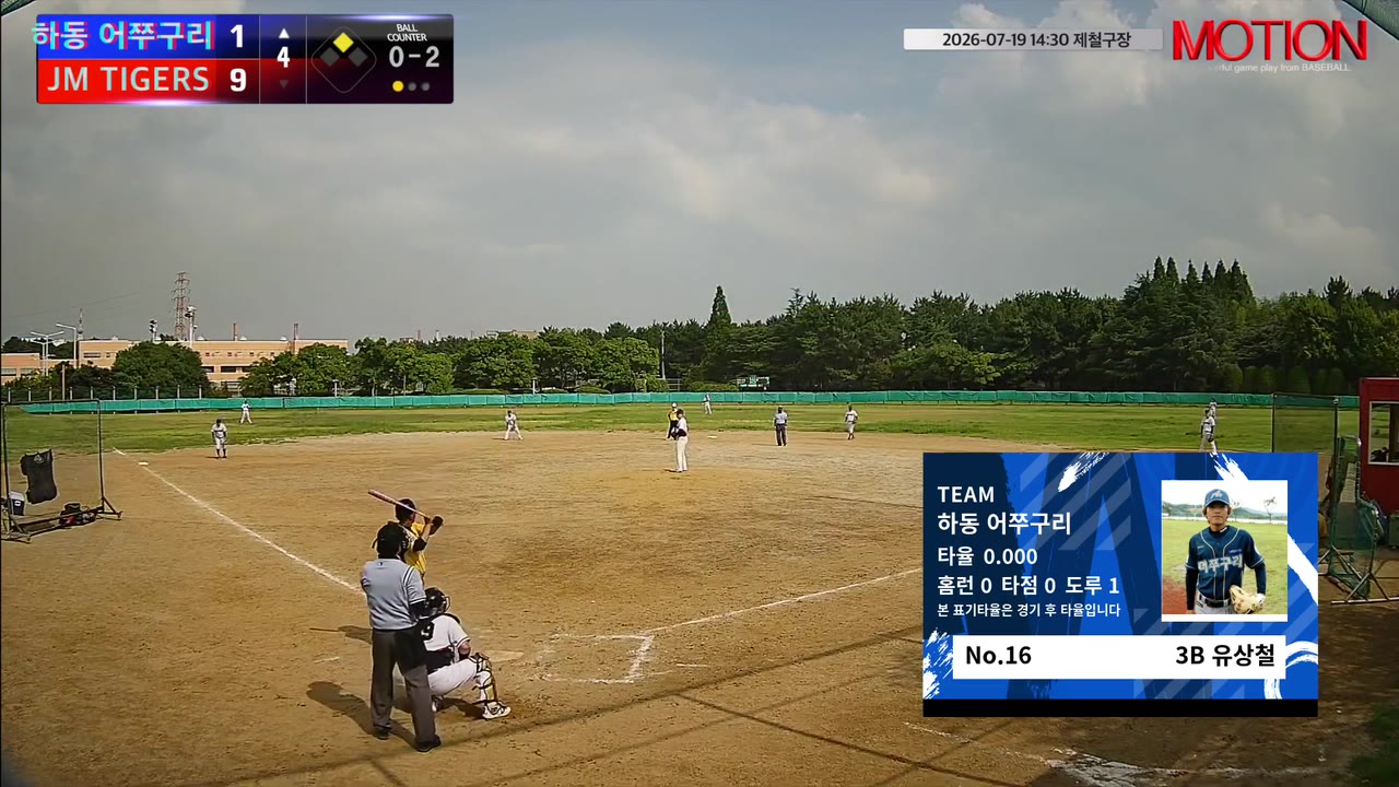 하동 어쭈구리 주요 플레이 모음 | vs JM TIGERS | 7/19 (제철구장)