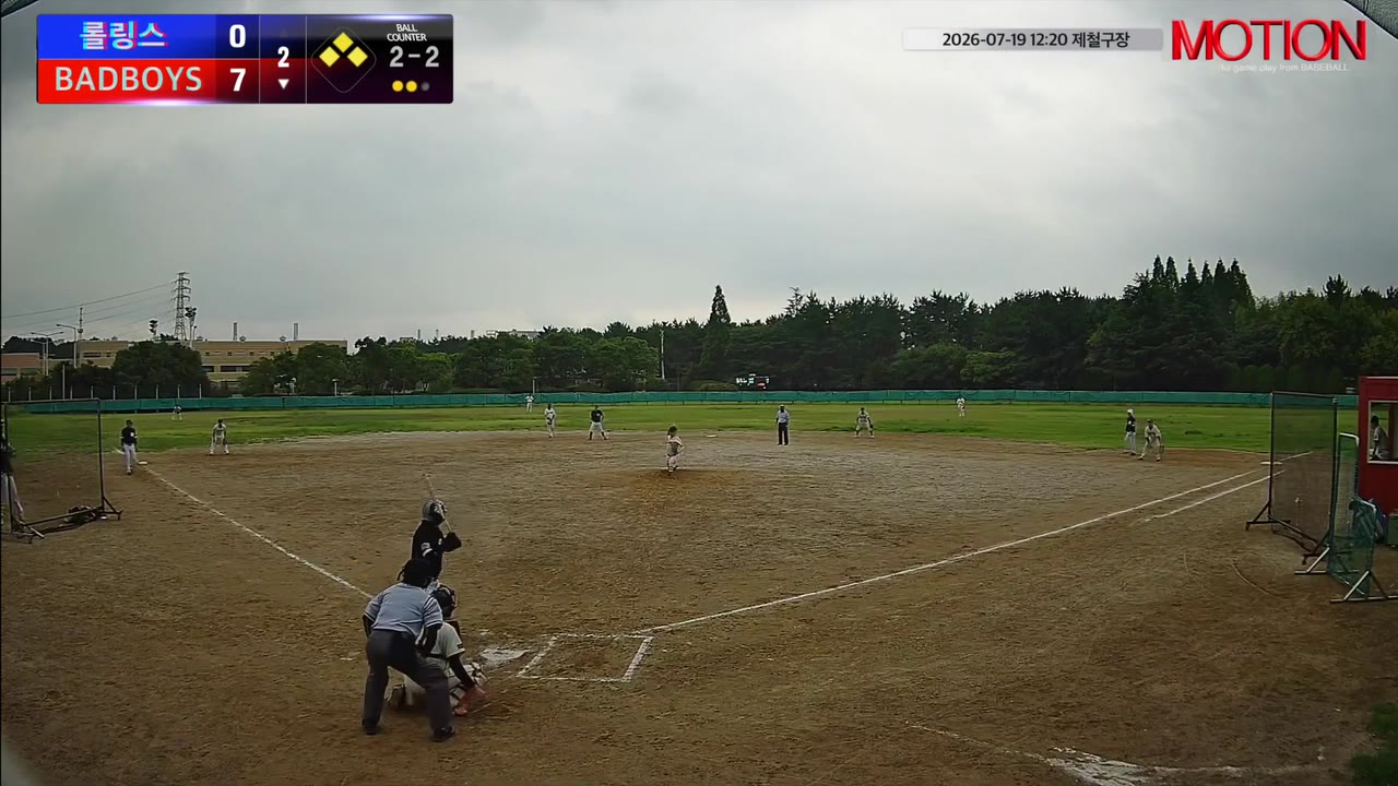 송창섭(13번, BADBOYS) 2루타 클립 | vs 롤링스 | 7/19 (제철구장)