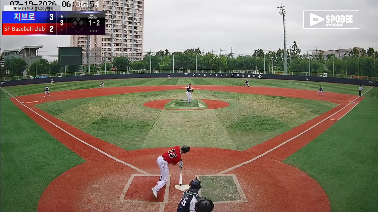 지브로 주요 플레이 모음 | vs SF Baseball club | 7/19 (소망야구장)