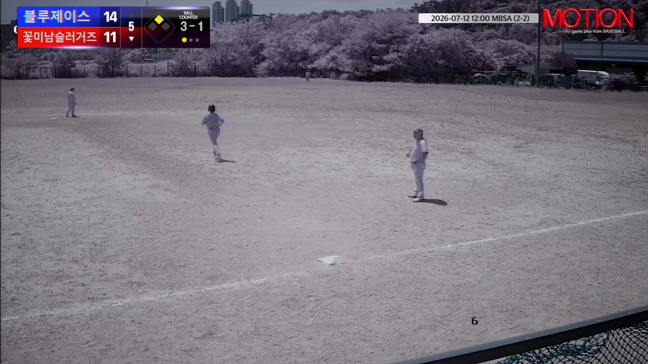 박건우(19번, 꽃미남슬러거즈) 홈런 클립 | vs 블루제이스 | 7/12 (2구장)
