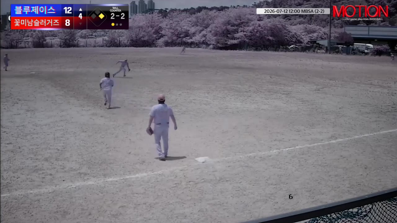 민상철(11번, 블루제이스) 1루타 클립 | vs 꽃미남슬러거즈 | 7/12 (2구장)