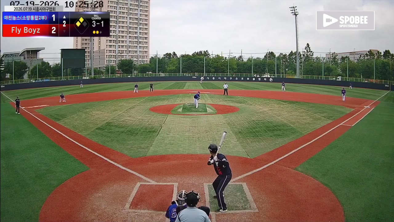 신중헌(61번, 야친놈스(소망통합2부)) 볼넷 클립 | vs Fly Boyz | 7/19 (소망야구장)