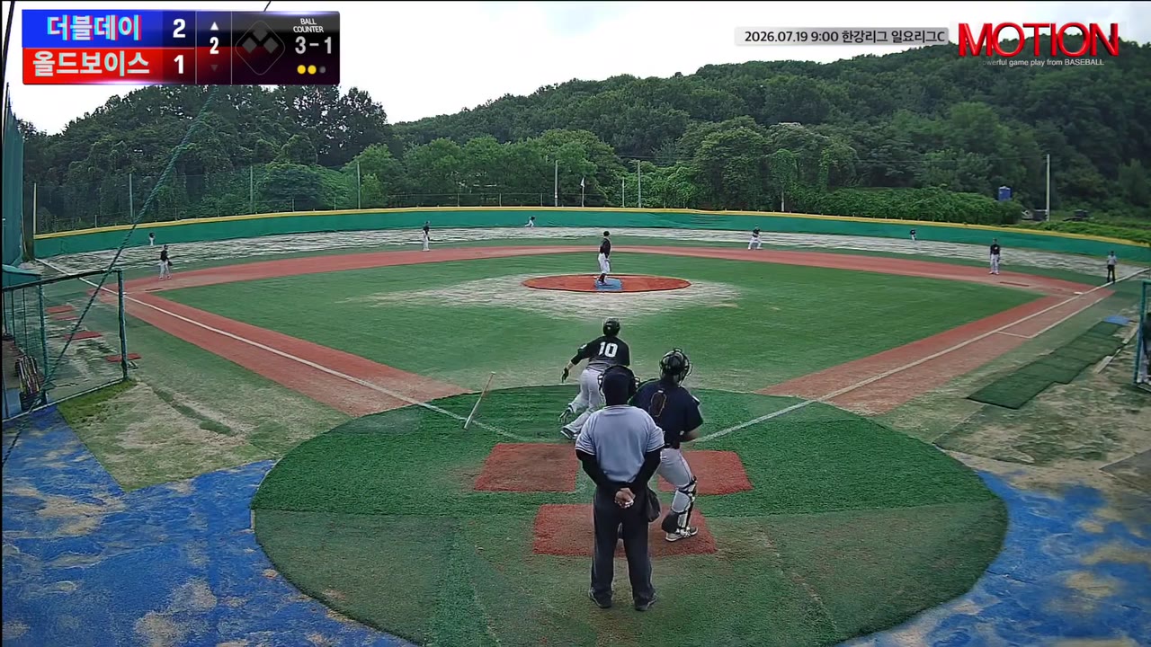 김현민(10번, 더블데이) 1루타 클립 | vs 올드보이스 | 7/19 (고촌 야구장)