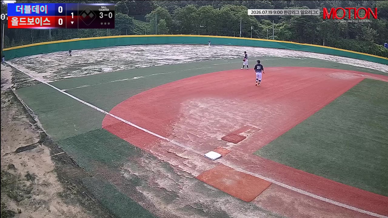 문성찬(0번, 올드보이스) 1루타 클립 | vs 더블데이 | 7/19 (고촌 야구장)