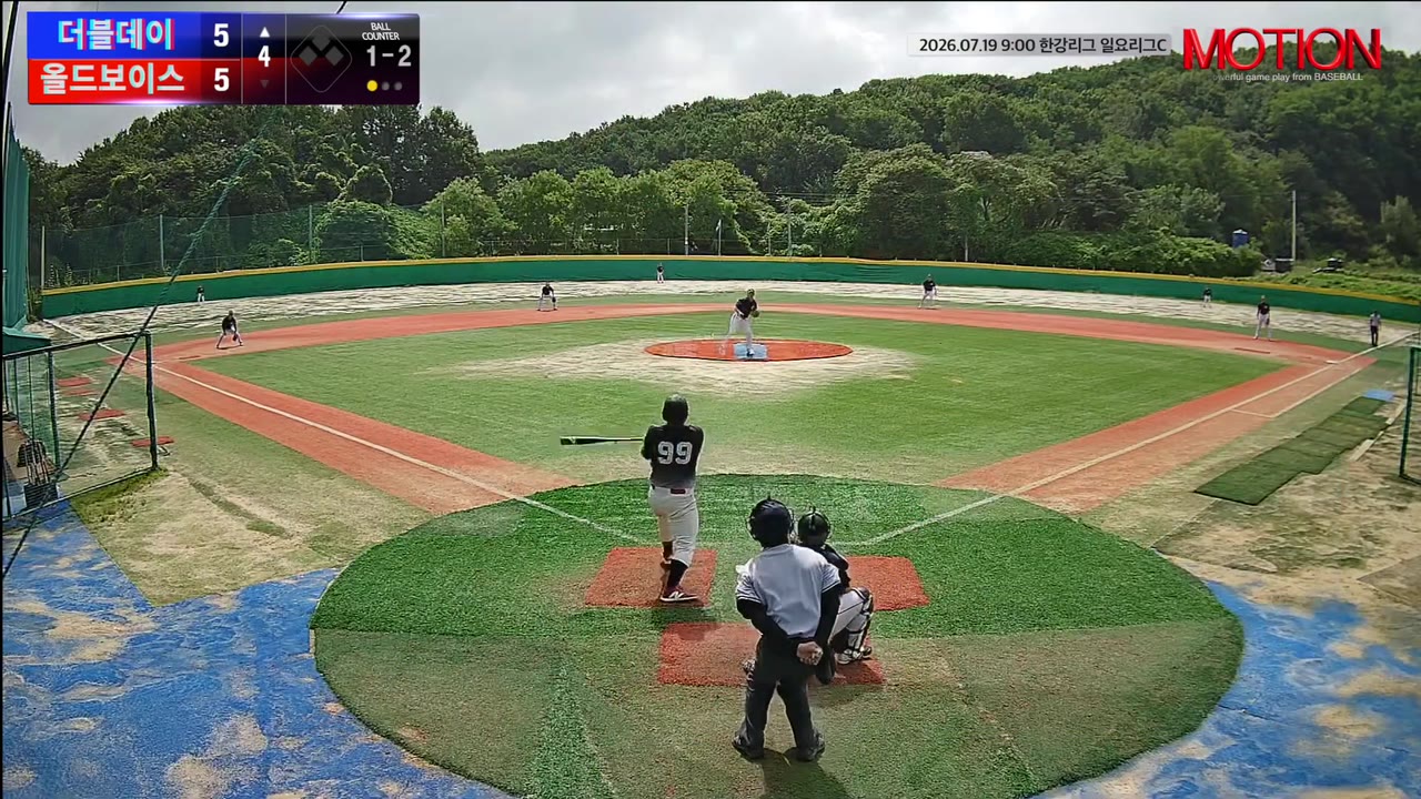 김정하(99번, 더블데이) 1루타 클립 | vs 올드보이스 | 7/19 (고촌 야구장)