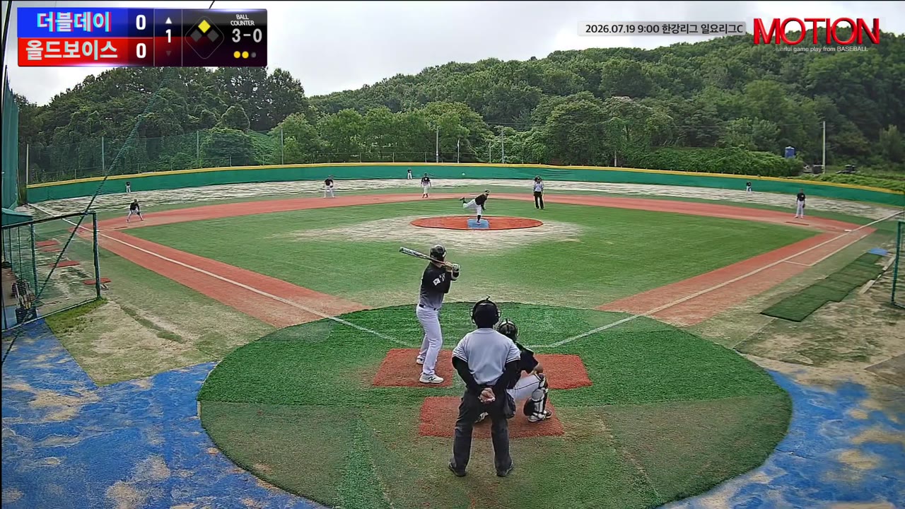 고주현(13번, 더블데이) 볼넷 클립 | vs 올드보이스 | 7/19 (고촌 야구장)