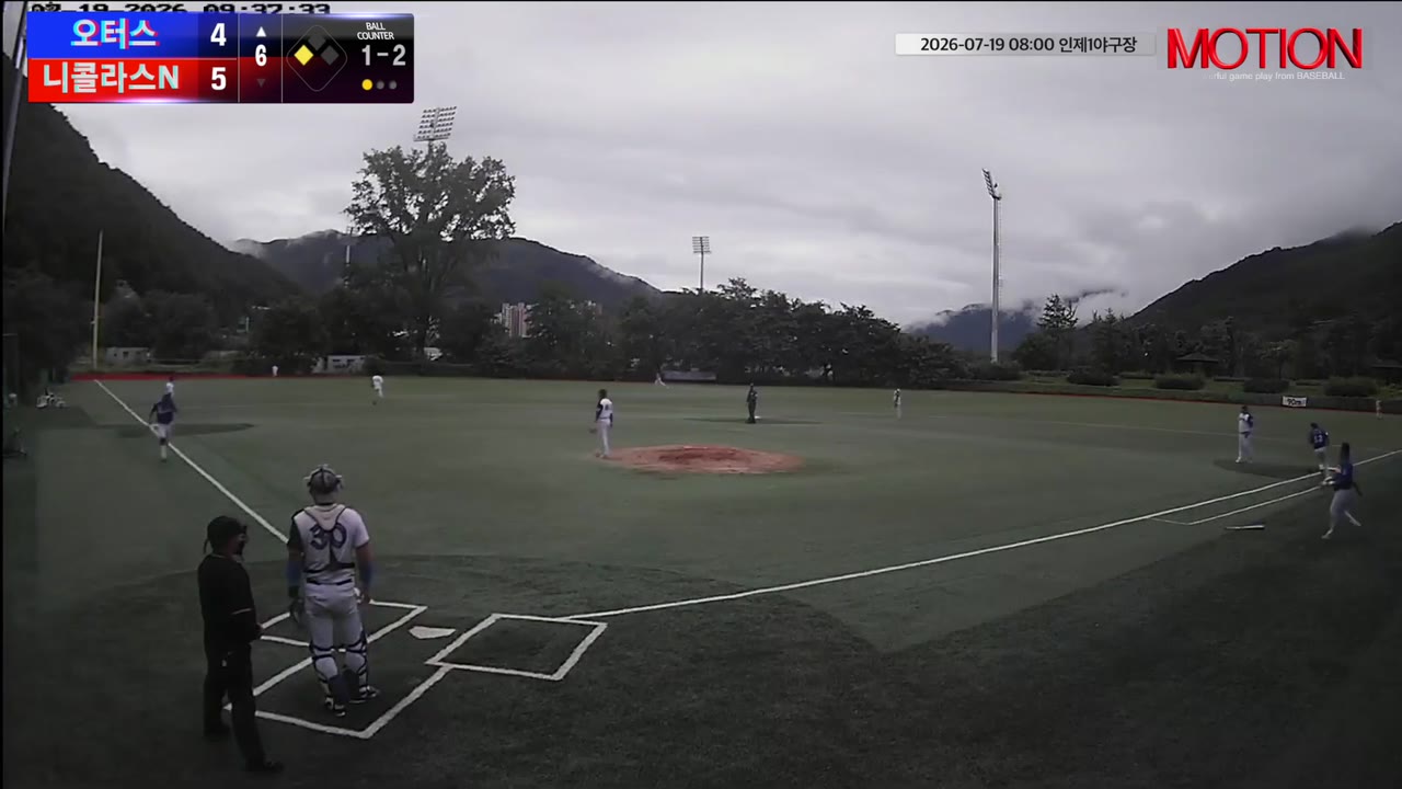 신수철(52번, 오터스) 2루타 클립 | vs 니콜라스N | 7/19 (인제2야구장)