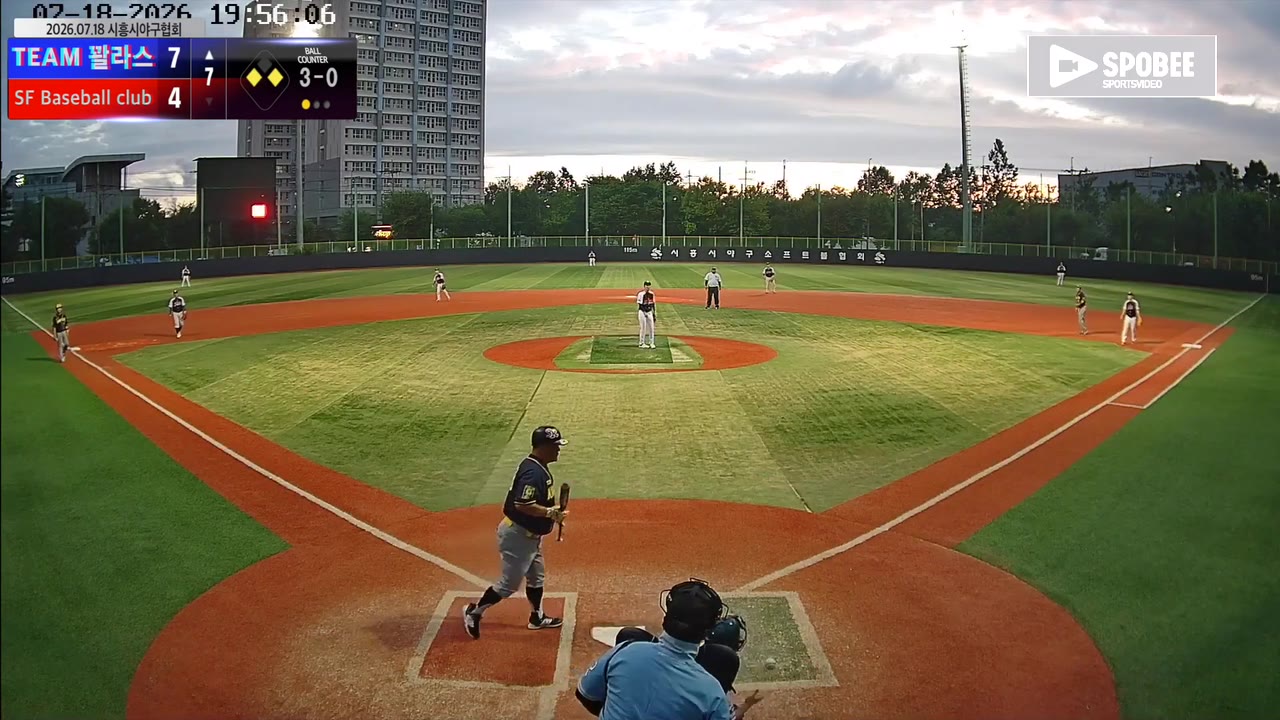 김관수(59번, TEAM 꽐라스) 볼넷 클립 | vs SF Baseball club | 7/18 (소망야구장)