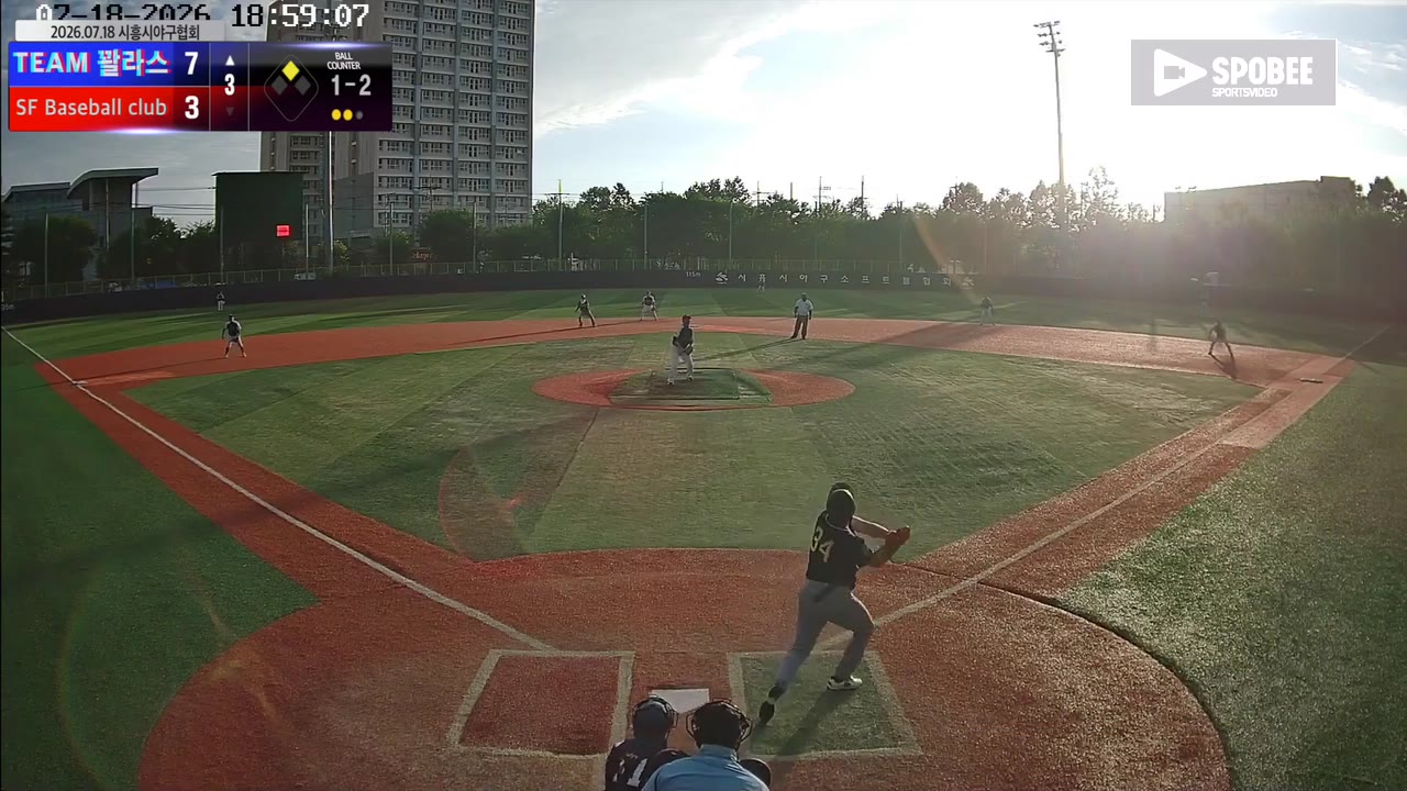 강기태(34번, TEAM 꽐라스) 실책 클립 | vs SF Baseball club | 7/18 (소망야구장)