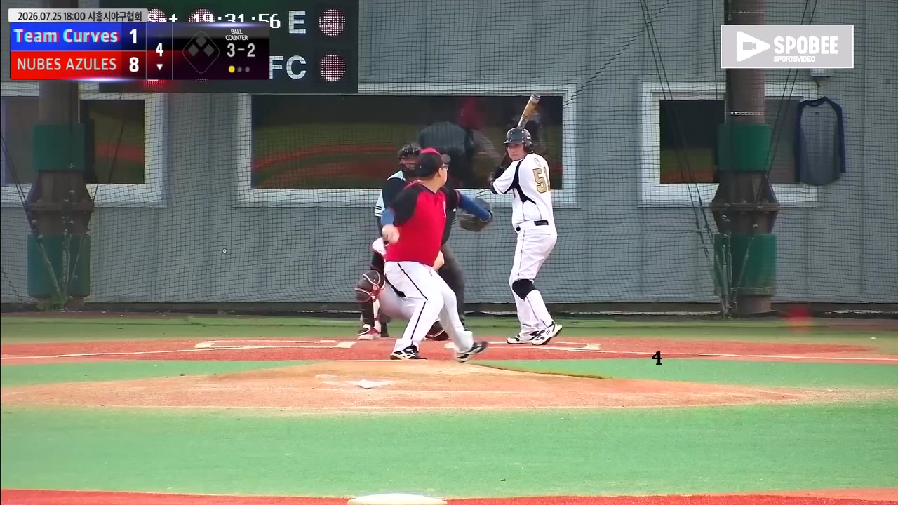 NUBES AZULES 주요 플레이 모음 | vs Team Curves | 7/25 (에코피아야구장)