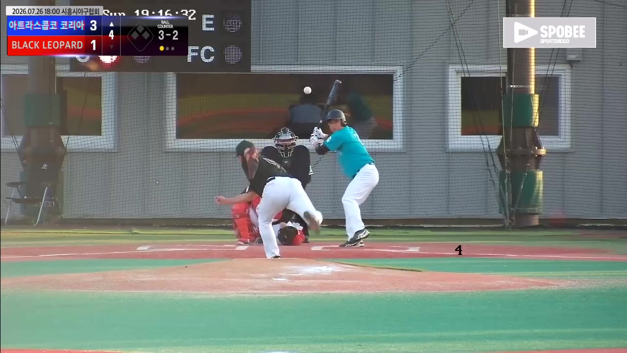 이정훈(2번, 아트라스콥코 코리아) 1루타 클립 | vs BLACK LEOPARD | 7/26 (에코피아야구장)