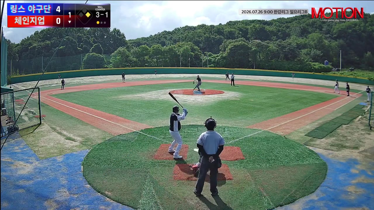 김문곤(1번, 체인지업) 볼넷 클립 | vs 링스 야구단 | 7/26 (고촌 야구장)
