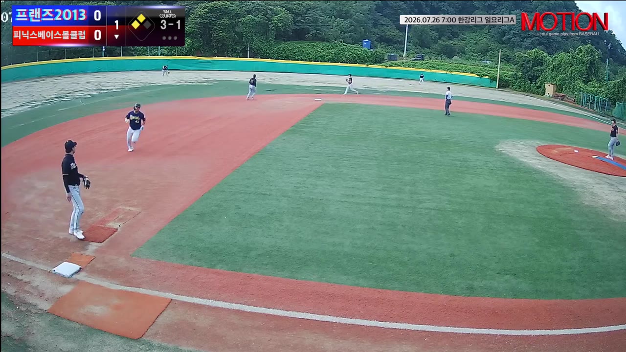 윤태호(69번, 피닉스베이스볼클럽) 1루타 클립 | vs 프랜즈2013 | 7/26 (고촌 야구장)