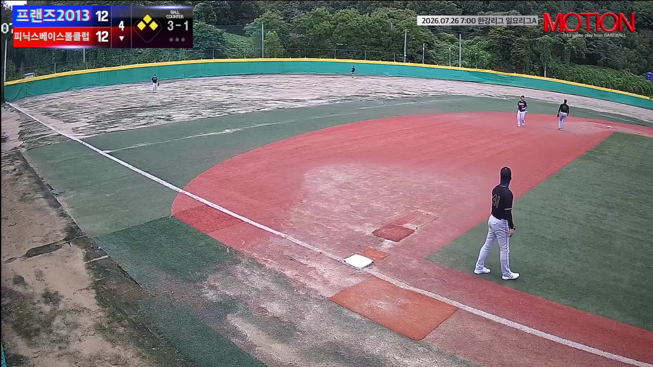 김선영(0번, 피닉스베이스볼클럽) 1루타 클립 | vs 프랜즈2013 | 7/26 (고촌 야구장)