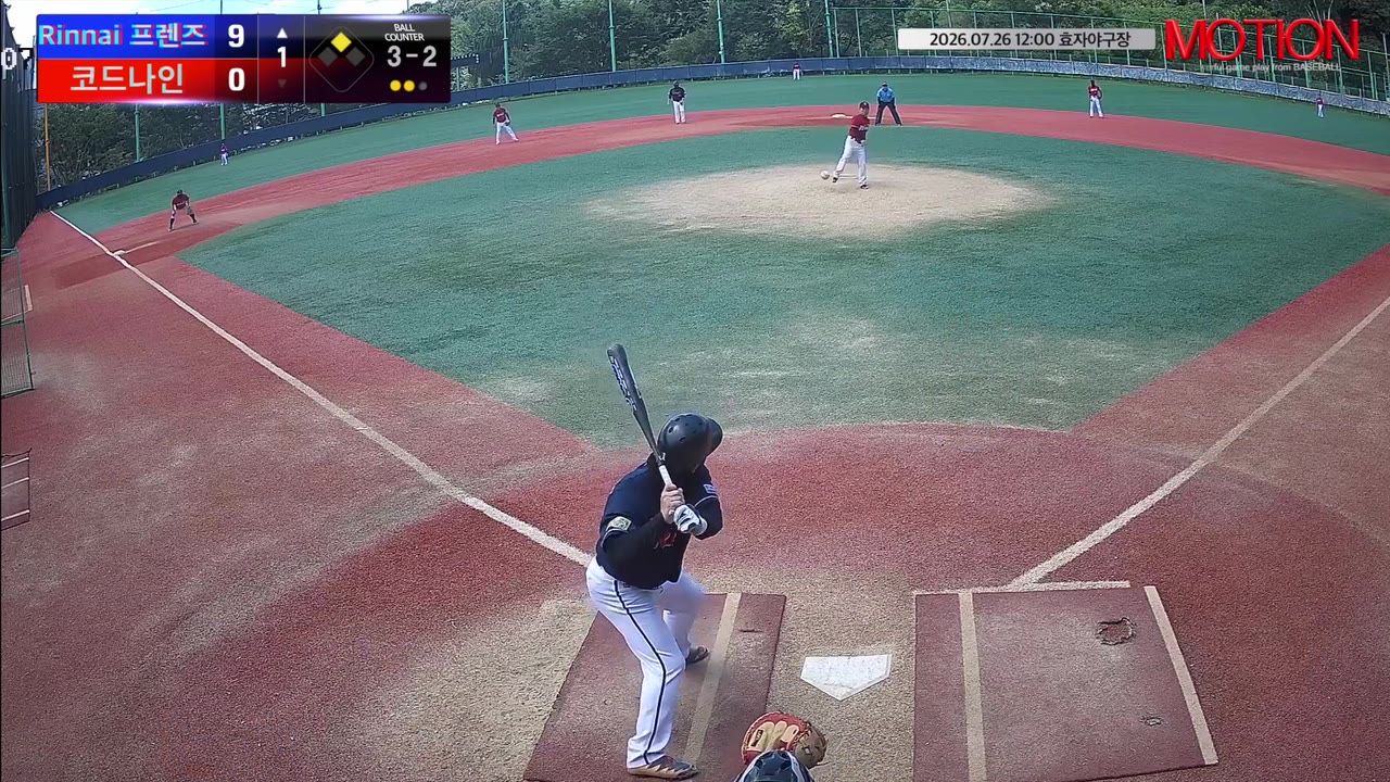 Rinnai 프렌즈, 1회 초 9득점 앞세워 코드나인에 16-3 승리