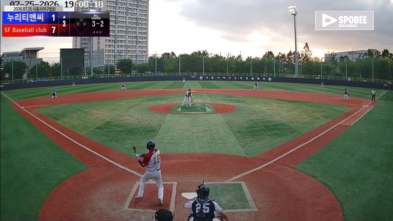 서창순(19번, 누리티앤씨) 땅볼 클립 | vs SF Baseball club | 7/25 (소망야구장)