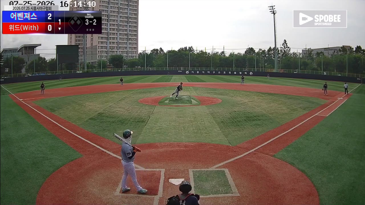 박성호(1번, 위드(With)) 볼넷 클립 | vs 어벤져스 | 7/25 (소망야구장)