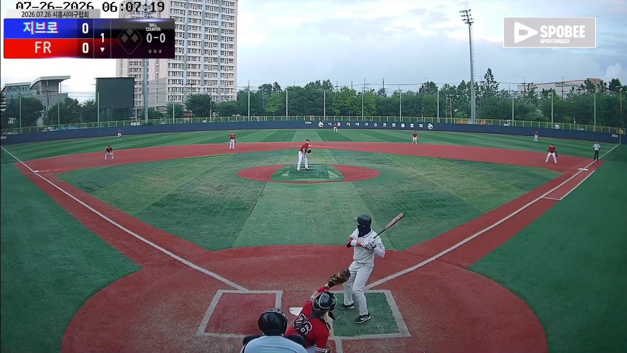 이승호(7번, FR) 볼넷 클립 | vs 지브로 | 7/26 (소망야구장)
