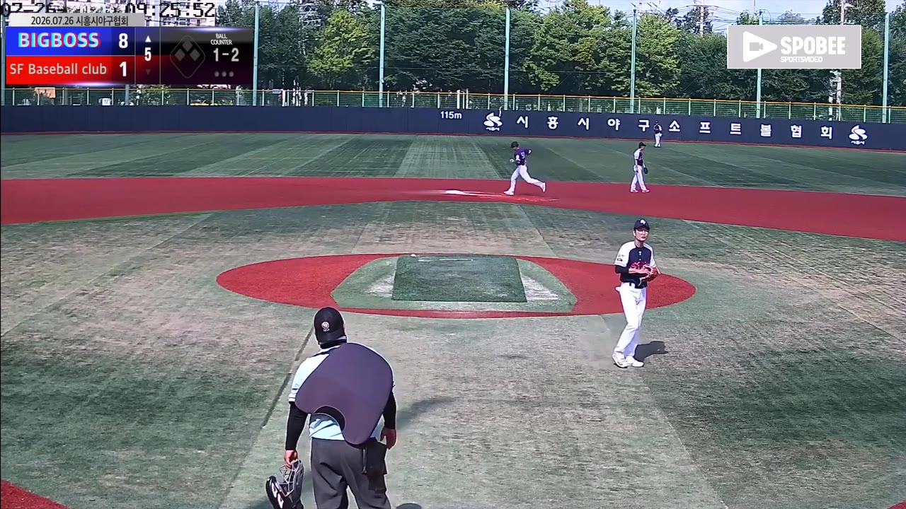 BIGBOSS, 5회 한기복 홈런 더해 SF Baseball club에 10-1 승리
