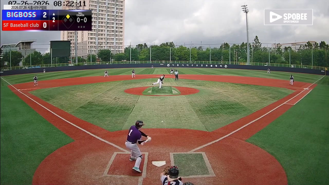 김채규(1번, BIGBOSS) 실책 클립 | vs SF Baseball club | 7/26 (소망야구장)
