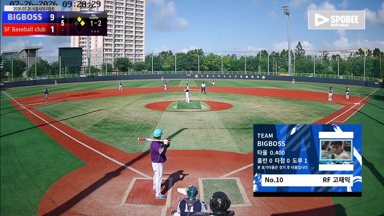 BIGBOSS 주요 플레이 모음 | vs SF Baseball club | 7/26 (소망야구장)