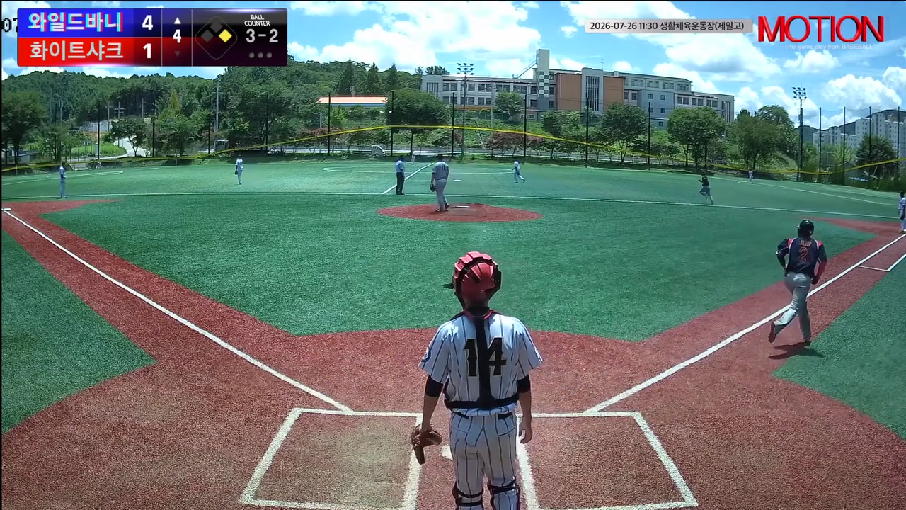전인재(2번, 와일드바니) 1루타 클립 | vs 화이트샤크 | 7/26 (생활체육운동장(제일고))