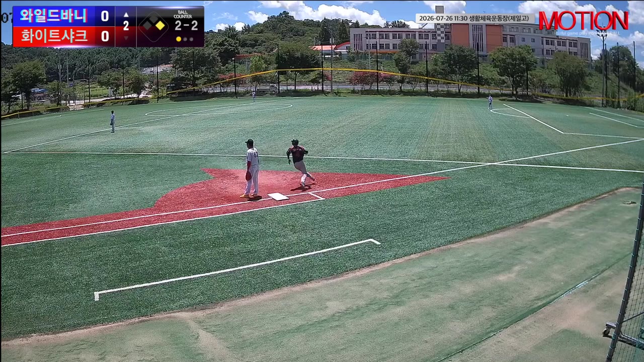 김영호(4번, 와일드바니) 2루타 클립 | vs 화이트샤크 | 7/26 (생활체육운동장(제일고))