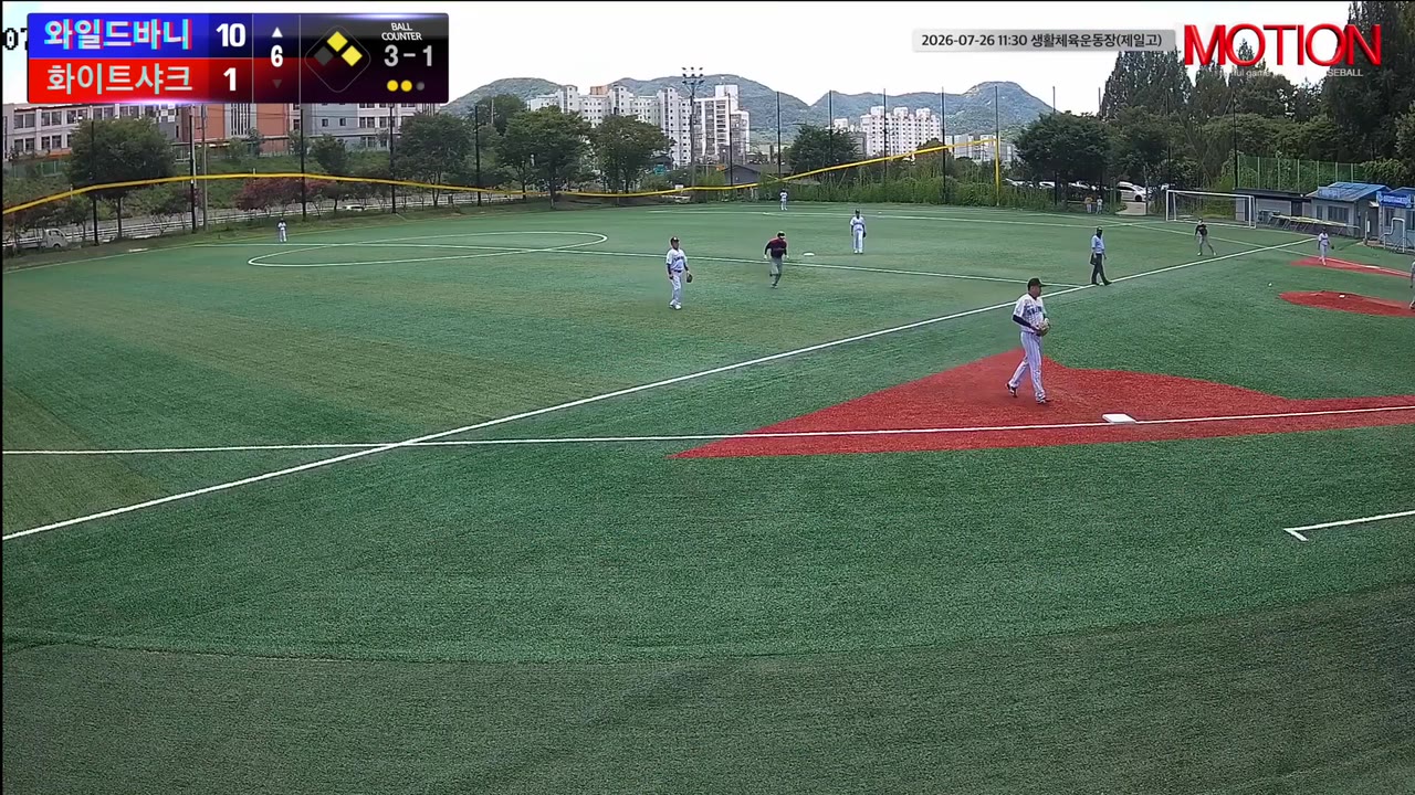 정욱현(51번, 와일드바니) 땅볼 클립 | vs 화이트샤크 | 7/26 (생활체육운동장(제일고))