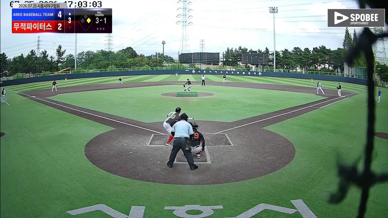 박상억(10번, ARES BASEBALL TEAM(ASURA)) 볼넷 클립 | vs 무적파이터스 | 7/25 (정왕야구장)