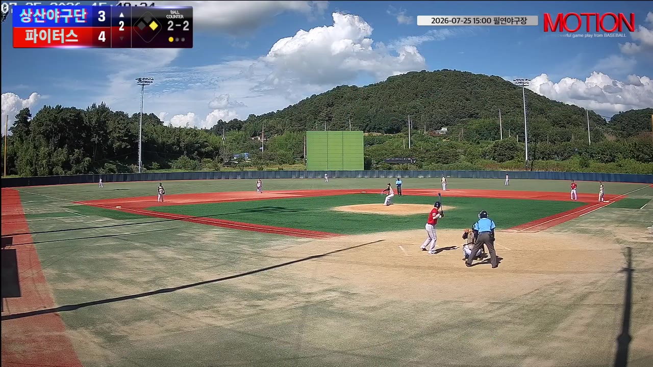 김민용(14번, 상산야구단) 삼진 클립 | vs 파이터스 | 7/25 (필연야구장)