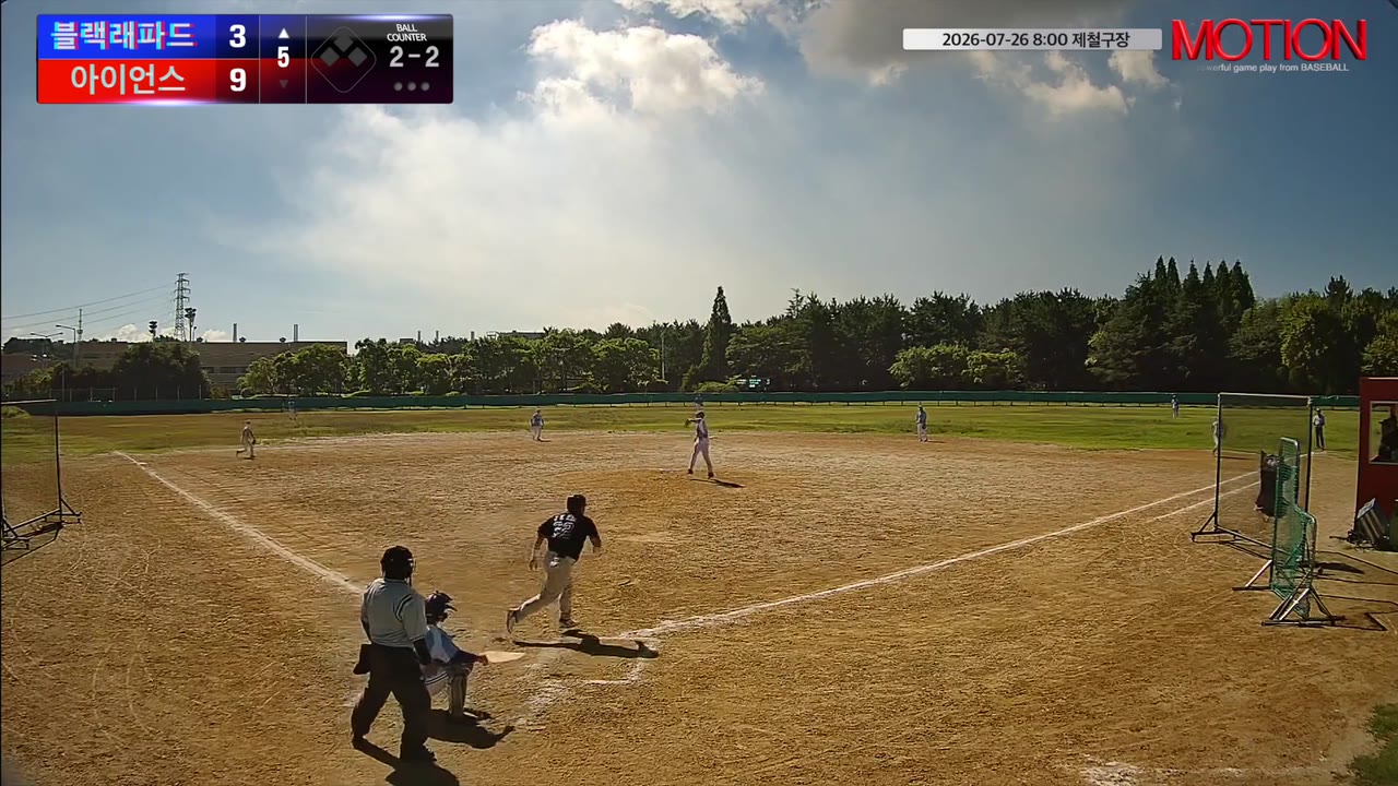 김재근(32번, 블랙래파드) 실책 클립 | vs 아이언스 | 7/26 (제철구장)
