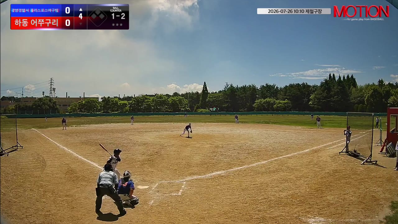 서서도(11번, 광양경찰서 폴리스포스야구팀) 1루타 클립 | vs 하동 어쭈구리 | 7/26 (제철구장)