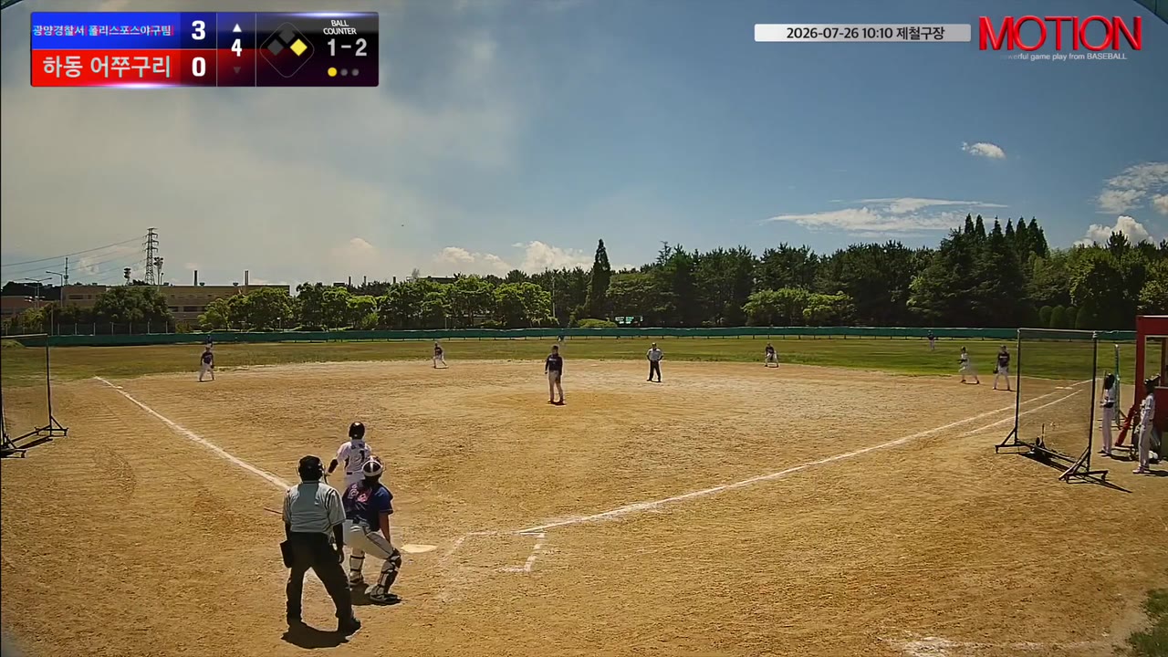 강익(8번, 광양경찰서 폴리스포스야구팀) 1루타 클립 | vs 하동 어쭈구리 | 7/26 (제철구장)