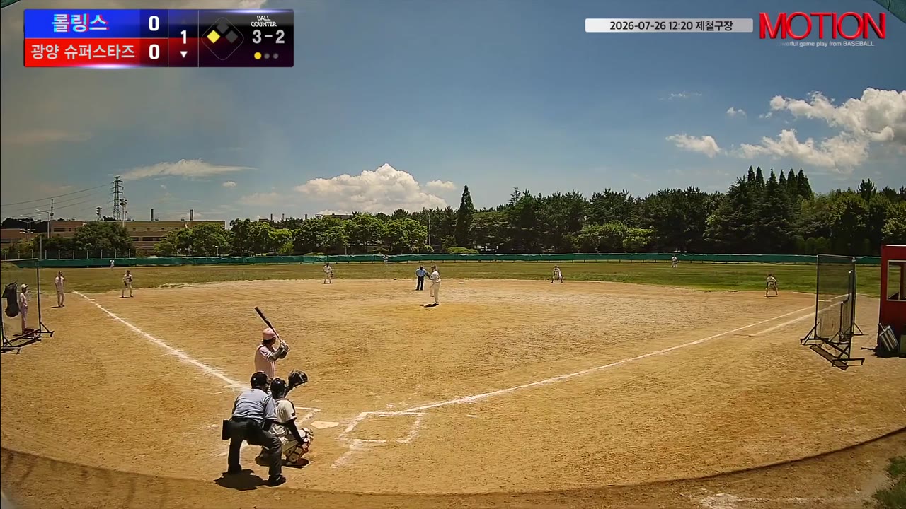 이석우(10번, 광양 슈퍼스타즈) 볼넷 클립 | vs 롤링스 | 7/26 (제철구장)