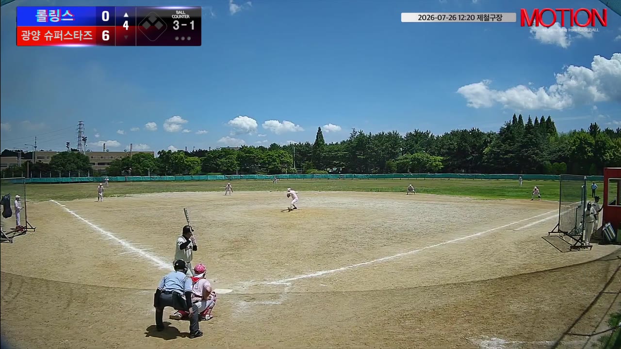 박보현(22번, 롤링스) 사구 클립 | vs 광양 슈퍼스타즈 | 7/26 (제철구장)