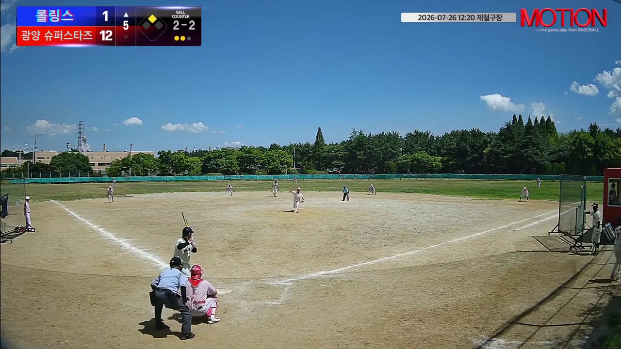 박보현(22번, 롤링스) 낫아웃 클립 | vs 광양 슈퍼스타즈 | 7/26 (제철구장)
