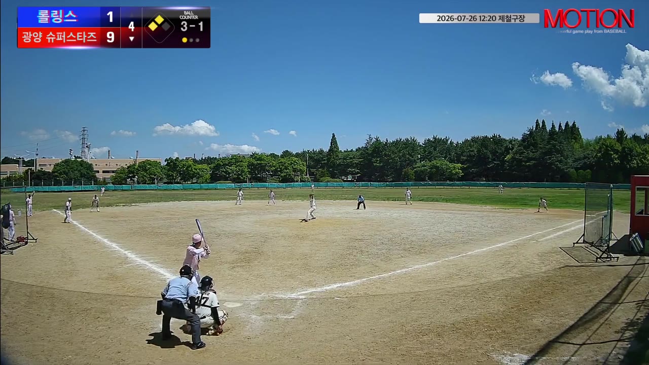 이승엽(17번, 광양 슈퍼스타즈) 사구 클립 | vs 롤링스 | 7/26 (제철구장)