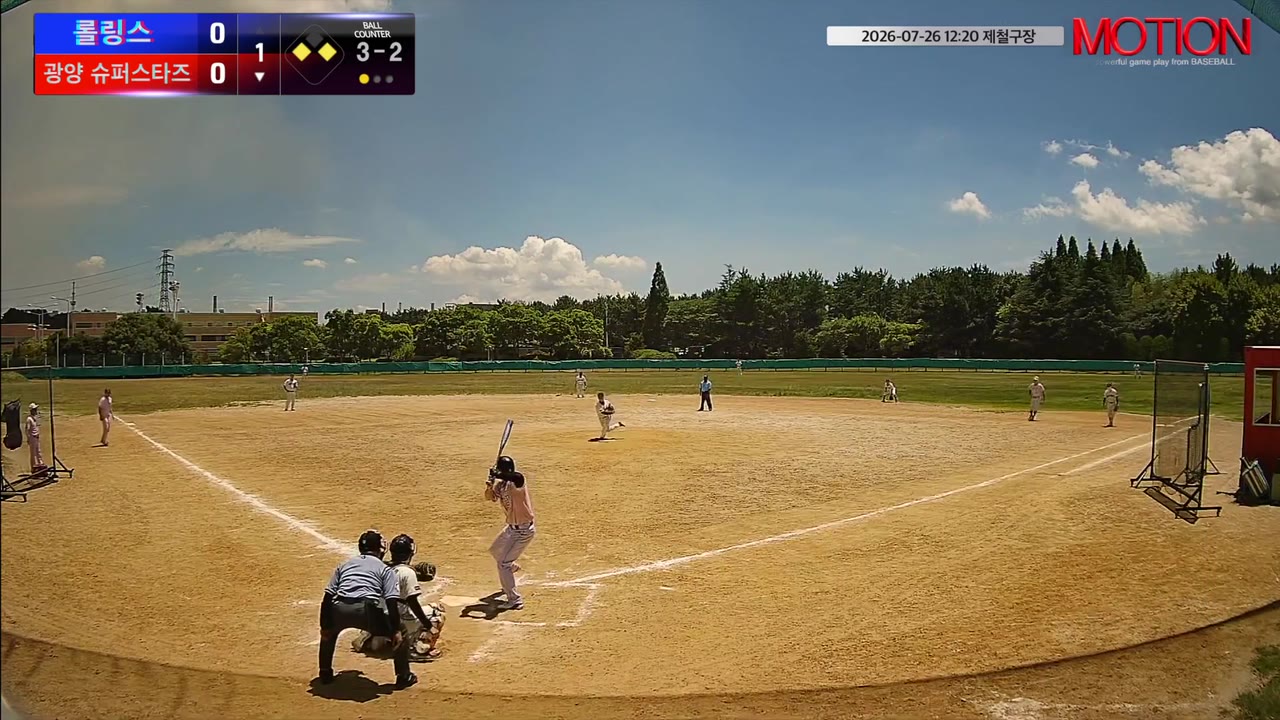 이은택(6번, 광양 슈퍼스타즈) 희생플라이 클립 | vs 롤링스 | 7/26 (제철구장)