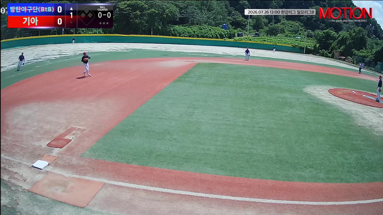 송숭호(85번, 방탄야구단(BtB)) 실책 클립 | vs 기아 | 7/26 (고촌 야구장)