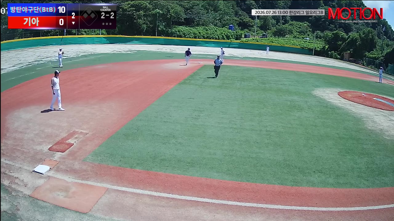 김대복(15번, 기아) 홈런 클립 | vs 방탄야구단(BtB) | 7/26 (고촌 야구장)