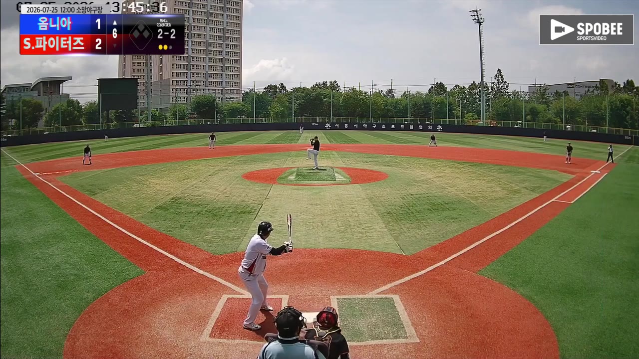 정현태(8번, 옴니아) 실책 클립 | vs S.파이터즈 | 7/25 (소망야구장)