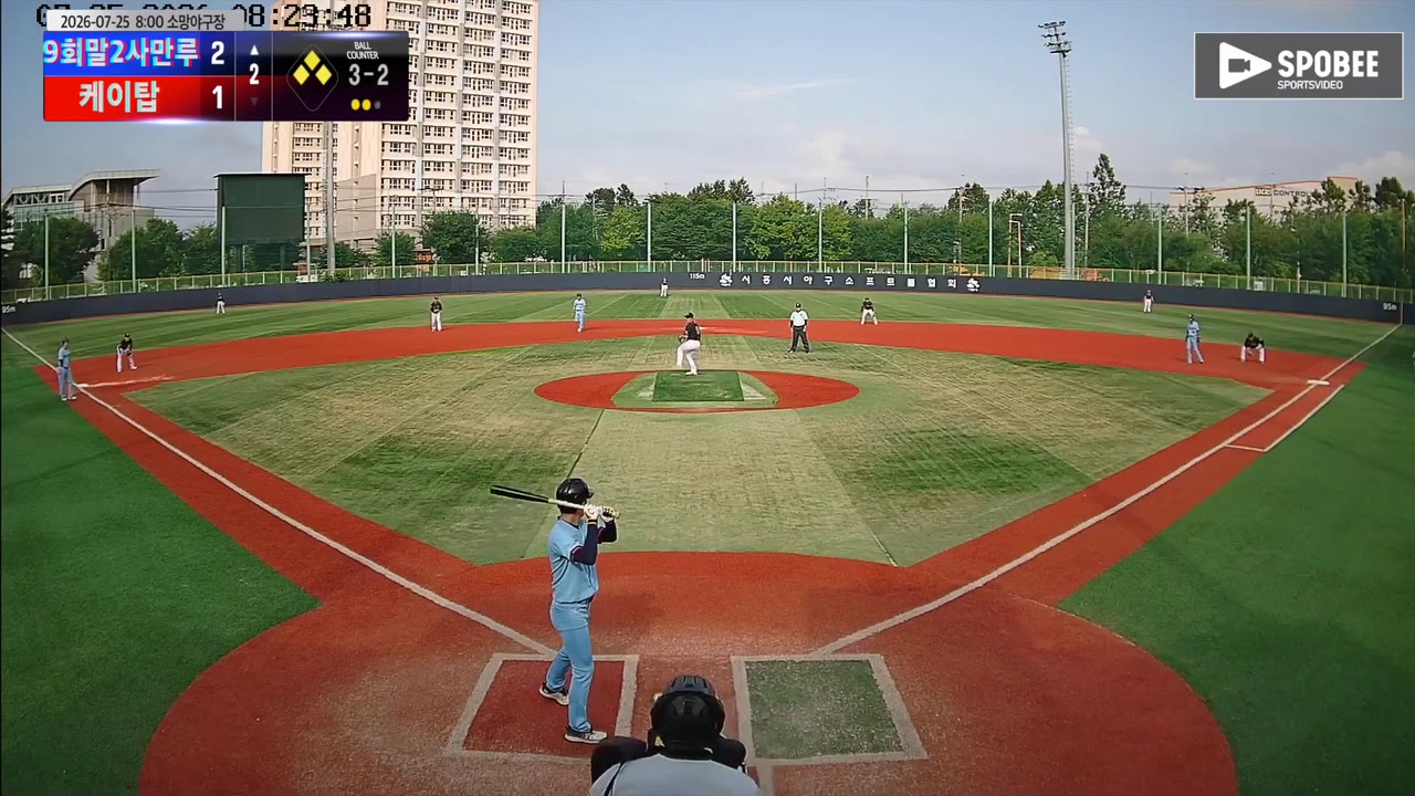 이한준(0번, 9회말2사만루) 실책 클립 | vs 케이탑 | 7/25 (소망야구장)