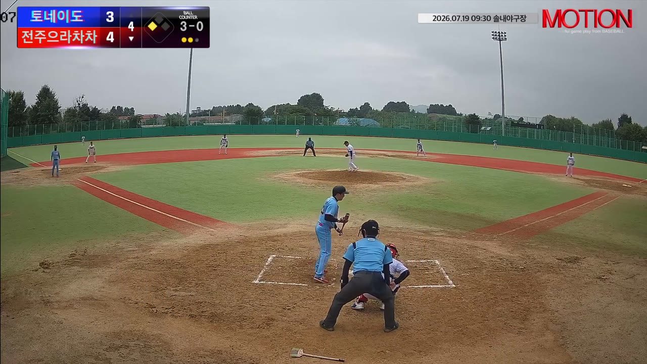 문성진(93번, 전주으라차차) 볼넷 클립 | vs 토네이도 | 7/19 (솔내야구장)