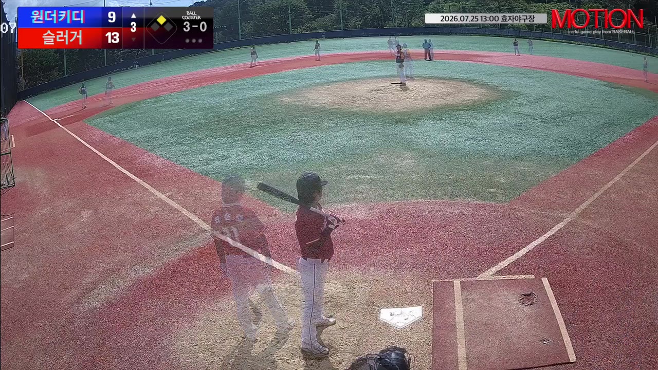 최윤호(11번, 원더키디) 볼넷 클립 | vs 슬러거 | 7/25 (효자야구장)