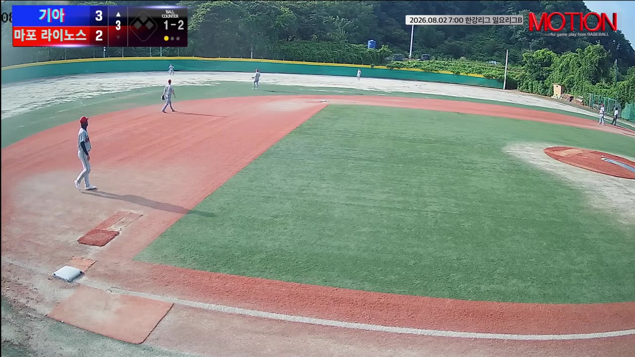 전영진(52번, 기아) 실책 클립 | vs 마포 라이노스 | 8/2 (고촌 야구장)