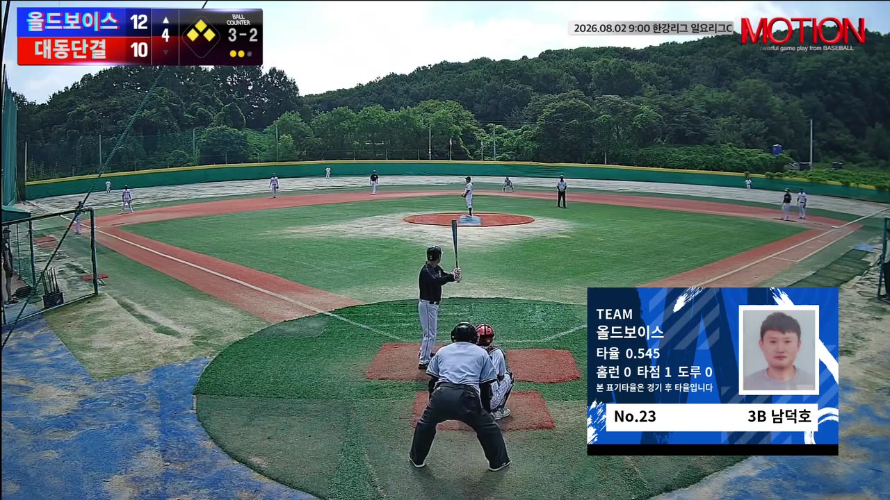 남덕호(23번, 올드보이스) 실책 클립 | vs 대동단결 | 8/2 (고촌 야구장)